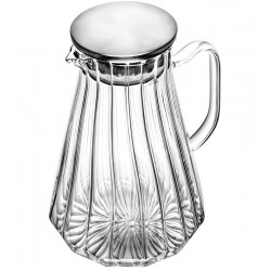 Jarra 1,7l De Vidro Com Tampa De Metal Classic